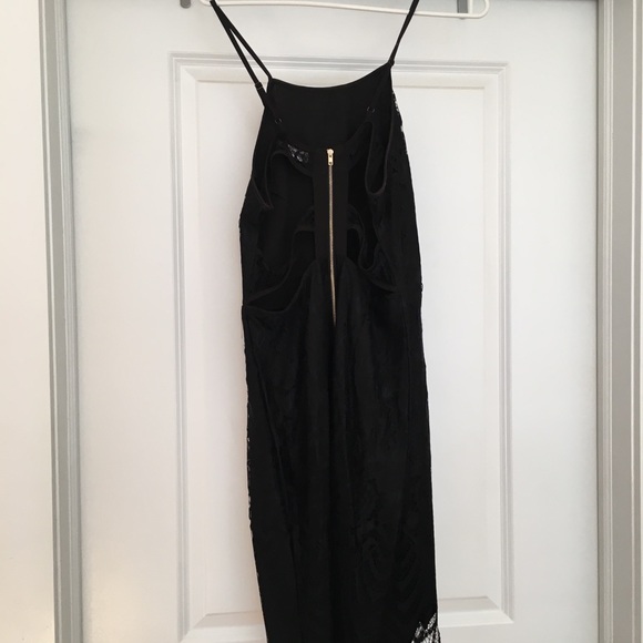 Missguided Black Lace Dress size 12 - Picture 3 of 5